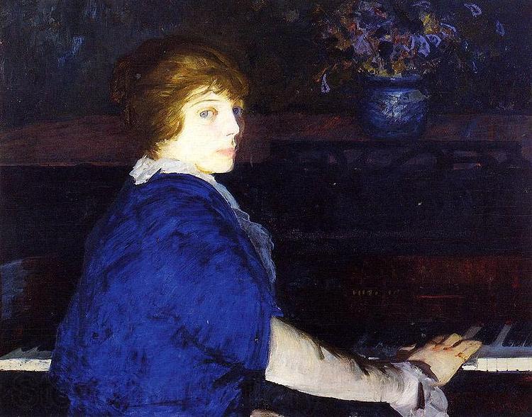 George Wesley Bellows Emma at the Piano France oil painting art